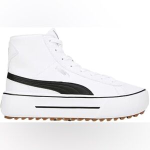 Puma Kaia NWOT White and Black Platform Sneakers Size: Wn’s 8.5